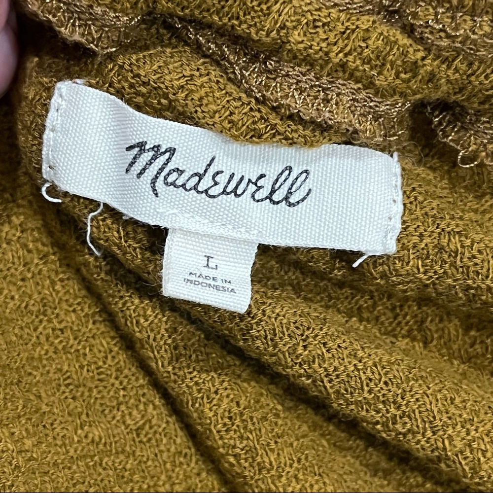 Madewell Texture And Thread Drawstring Top - Size… - image 4